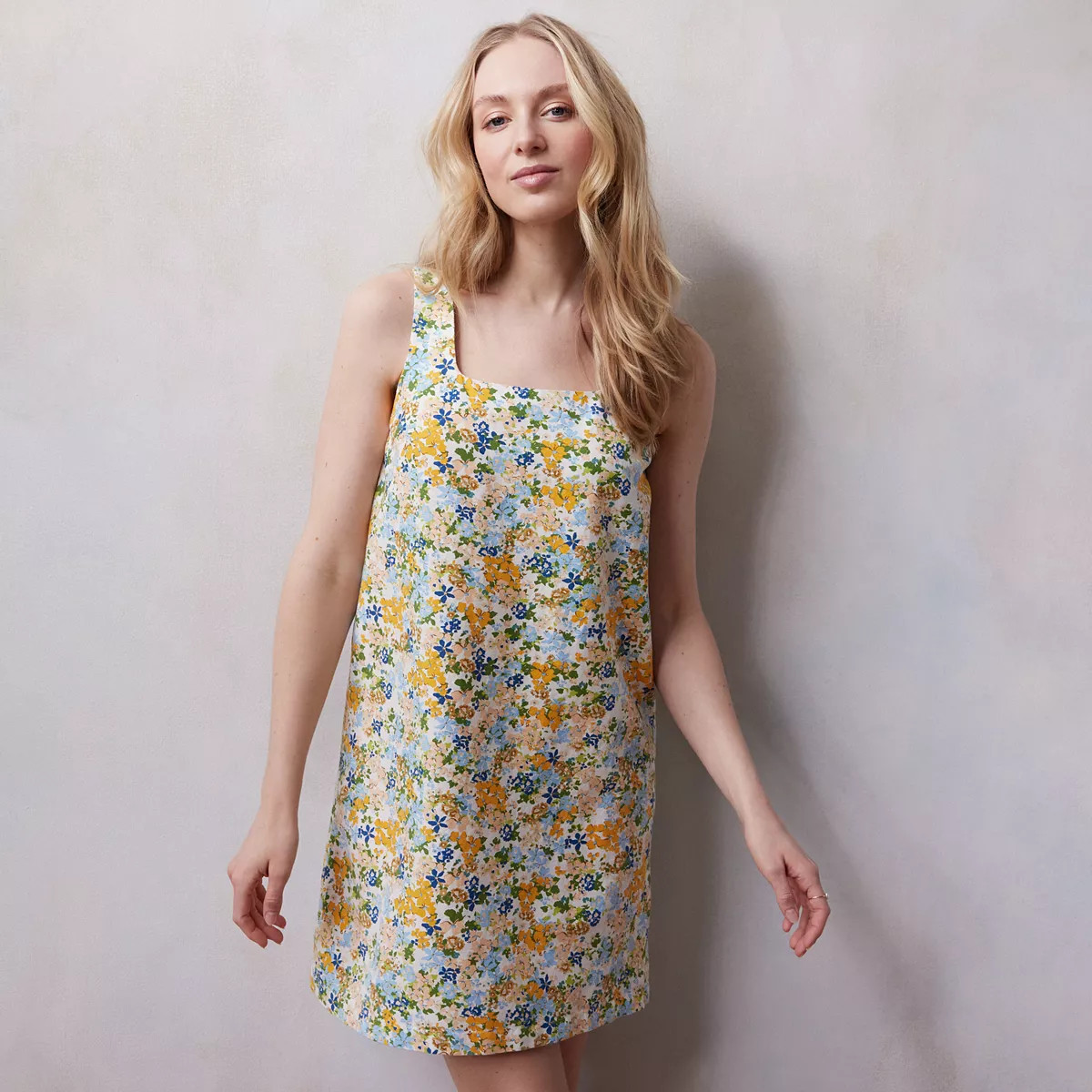 Petite LC Lauren Conrad Sleeveless Squareneck Mini Sheath Dress | Kohl's