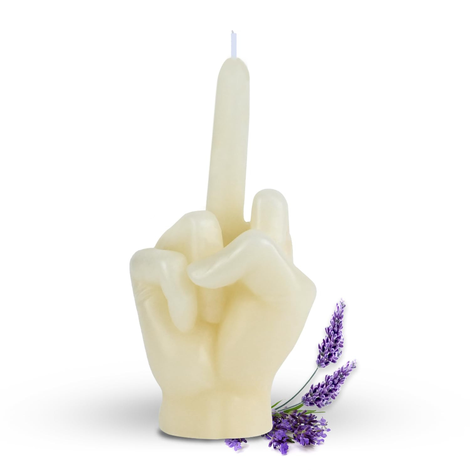 Middle Finger Scented Candle Lavender Fragrance Candles Teen Room Aesthetic Decor Hand Gesture Ar... | Amazon (US)