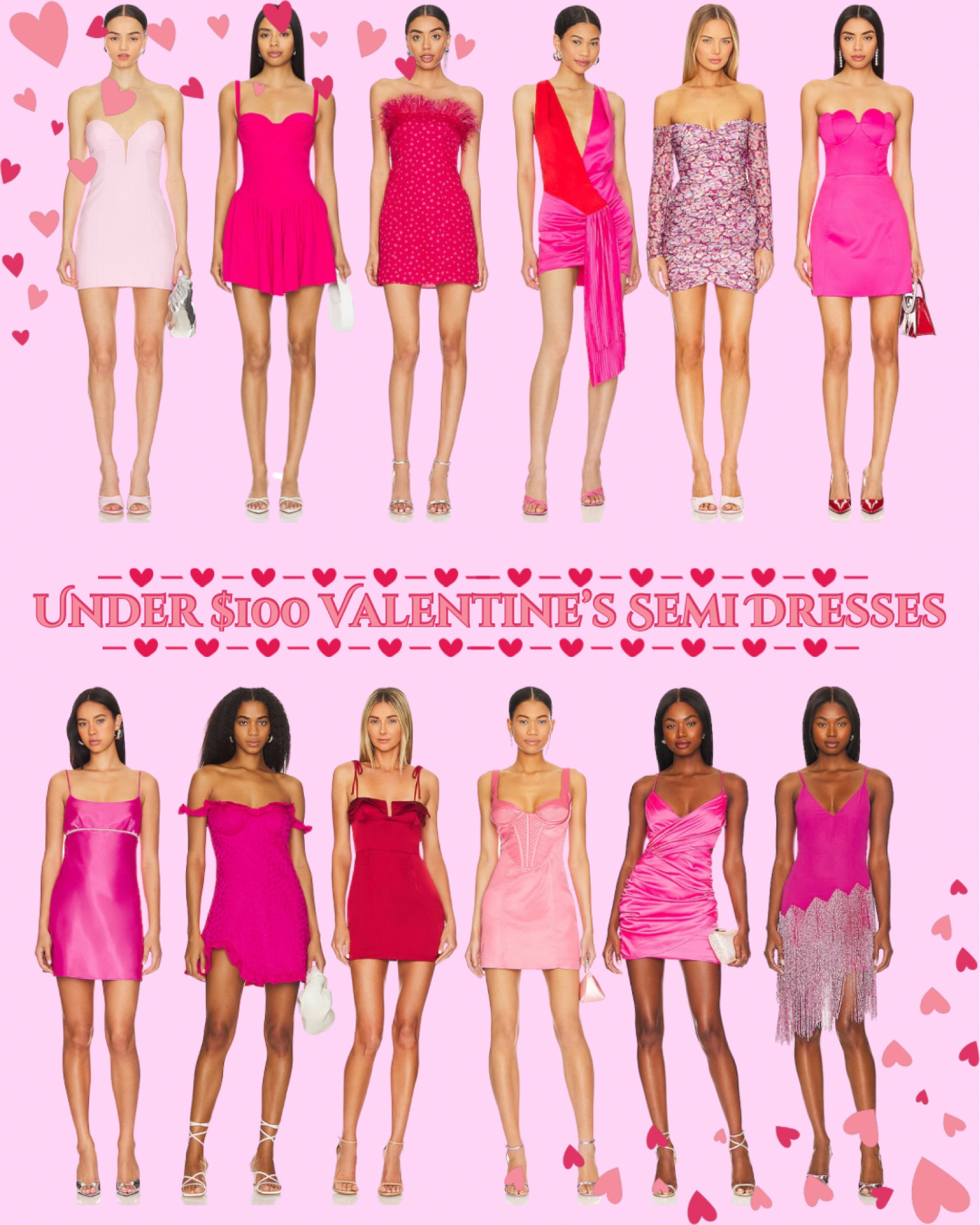 Red and pink cocktail dresses perfect for any upcoming Valentine’s Semi-Formals!💃🏻🩷💋All under $100!

#LTKParties #LTKFindsUnder100 #LTKSeasonal