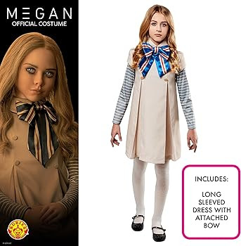 Rubie's Girl's M3gan Costume Dress, As Shown | Amazon (US)