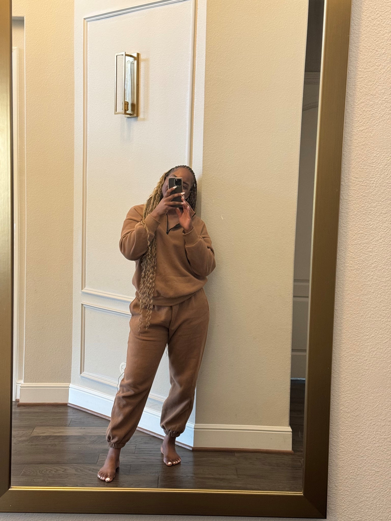 Comfy tall girl friendly loungewear jogger set