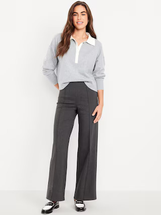 Extra High-Waisted Stevie Wide-Leg Pants | Old Navy (US)