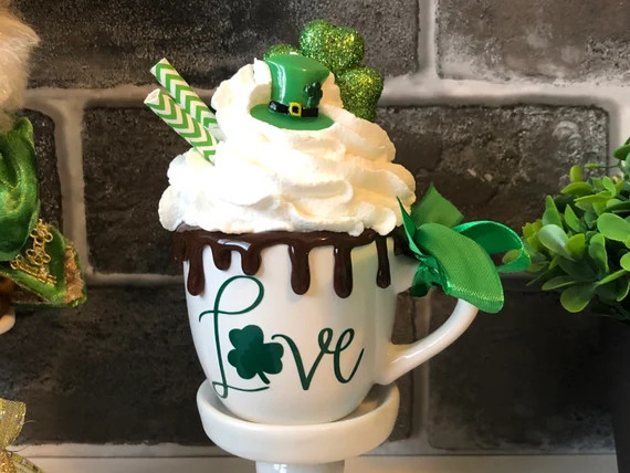St. Patricks Day Mug Mini Espresso Mini Mugs Tiered Tray | Etsy | Etsy (US)
