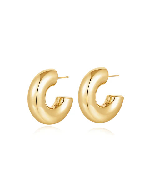 Noemi Hoops- Gold | Luv Aj