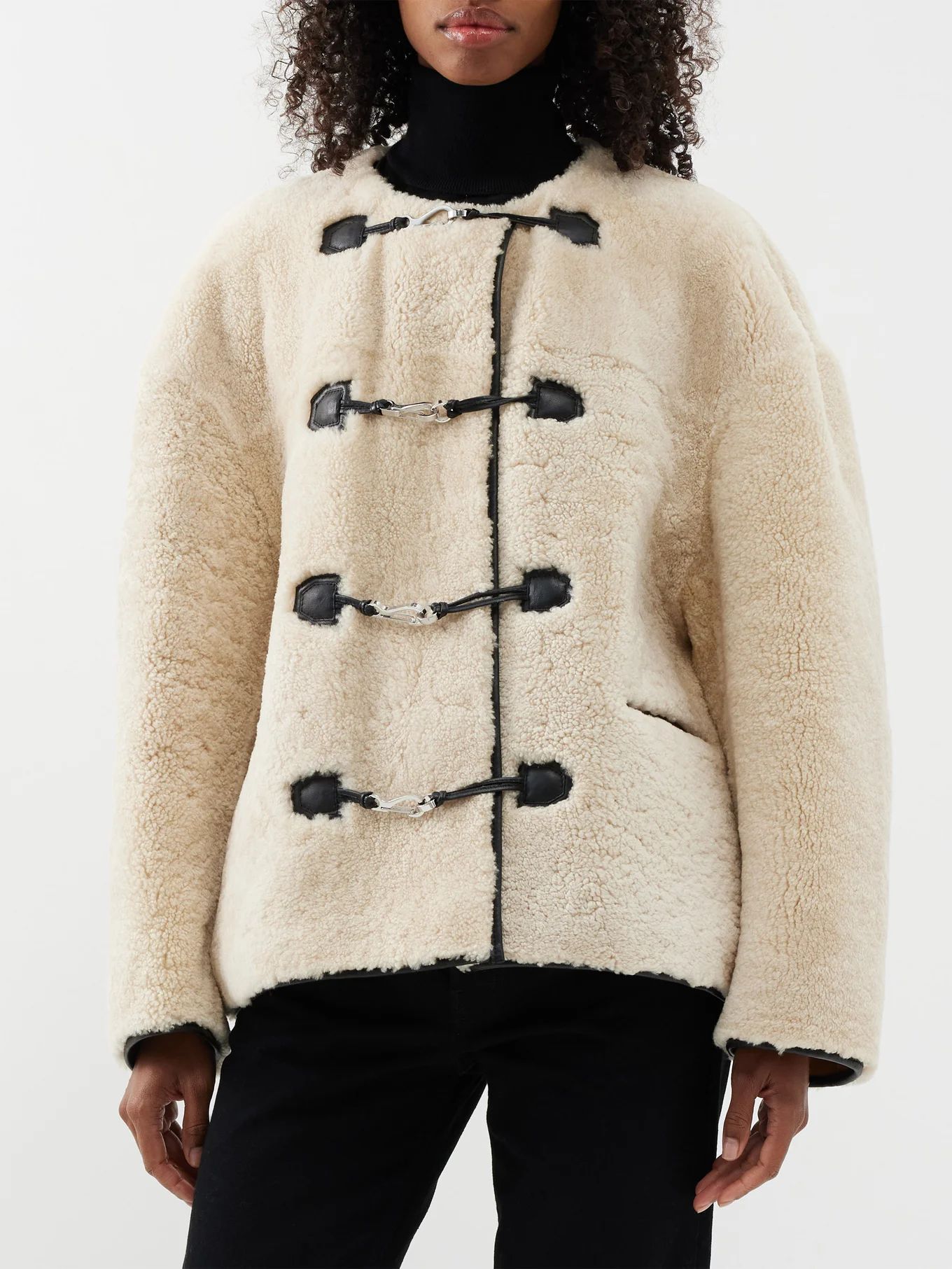 Teddy Shearling Clasp Jacket | Matches (UK)