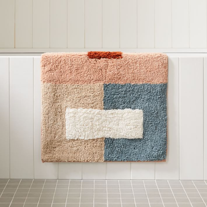 Colorblock Bath Mat | West Elm (US)