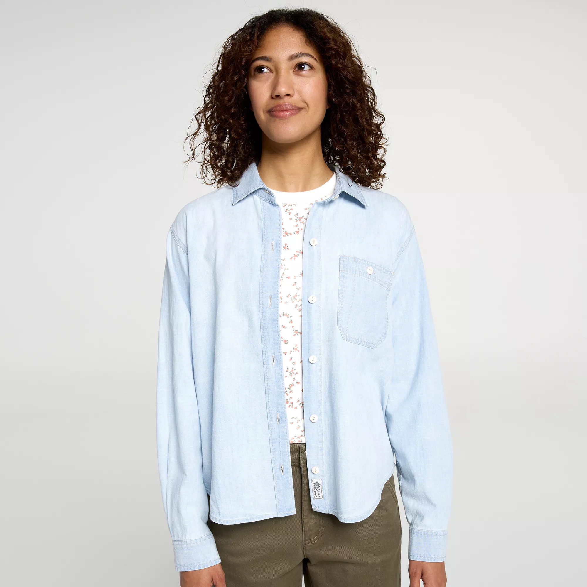 Alpine Design Women's Chambray Shirt, Cream | Great Mother's Day Gift | DICK'S Sporting Goods