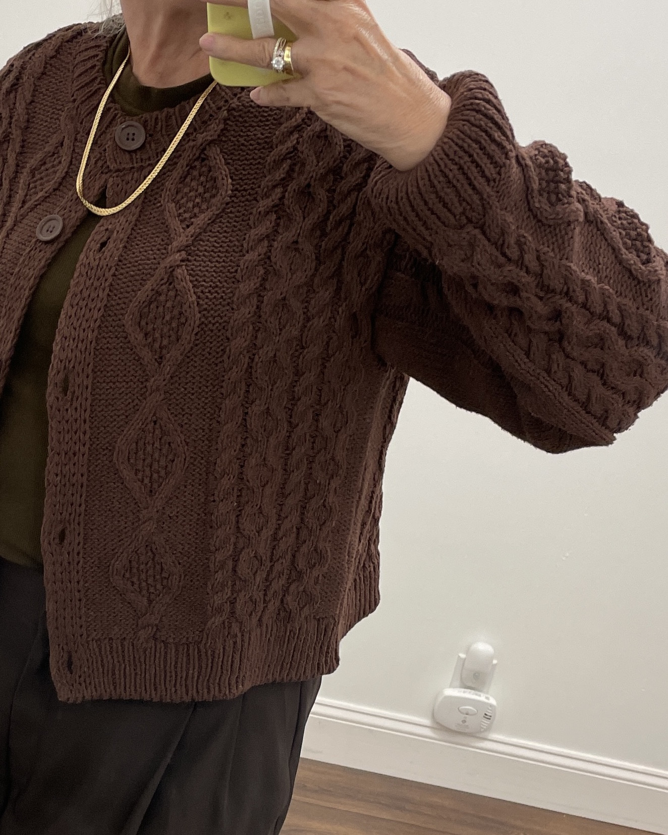 What I wore for a day of Zoom calls and editing. Wearing trousers can be just as comfortable as a pair of sweatpants. 
#monochromaticdressing #mochamousse 

#LTKOver40 #LTKdayinmylife #LTKCyberWeek