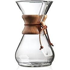 Chemex Pour-Over Glass Coffeemaker - Classic Series - 8-Cup - Exclusive Packaging | Amazon (US)