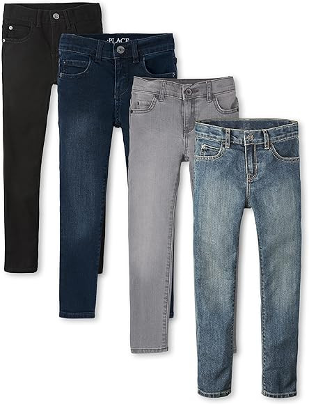 The Children's Place Boys' Multipack Basic Stretch Skinny Jeans | Amazon (US)