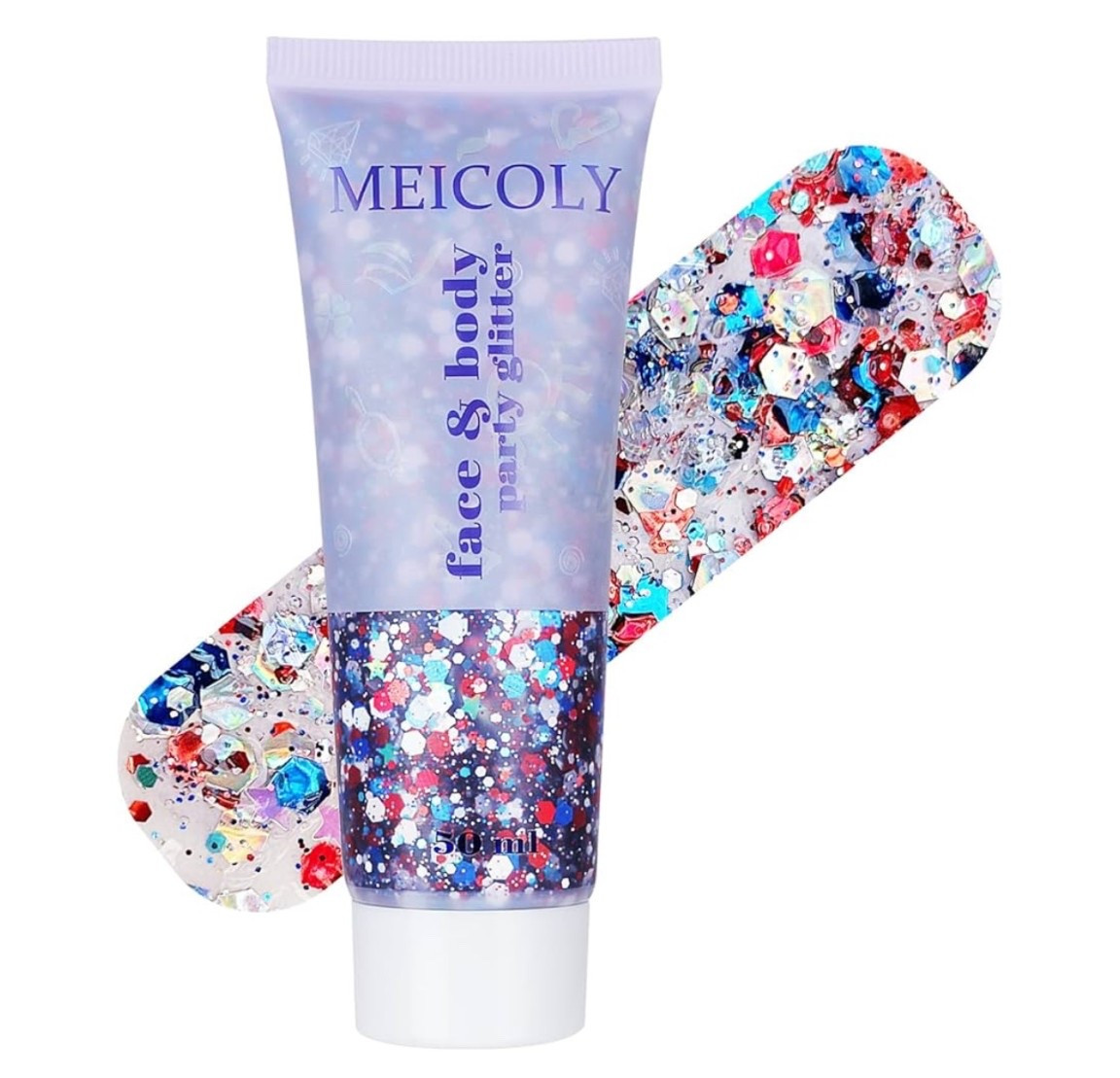 Fourth of July Patriotic Face Glitter for President's Day Veterans Day

#LTKFindsUnder50 #LTKBeauty #LTKStyleTip