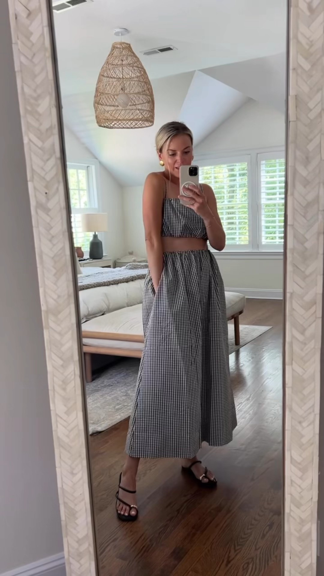 This matching gingham set is selling fast!! Code KENDALL20 gets you 20% off. I’m wearing a small

summer outfit, vacation outfit 

#LTKSummerEdit #LTKSeasonal #LTKSaleAlert