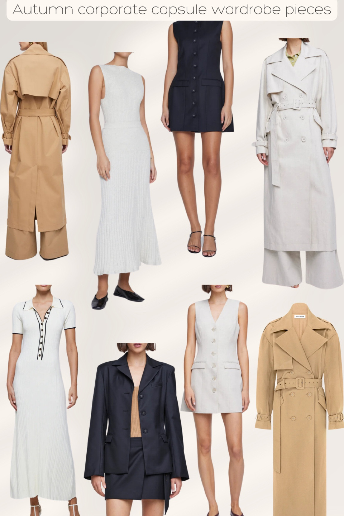 Autumn corporate capsule wardrobe pieces

#LTKSeasonal #LTKworkwear #LTKaustralia
