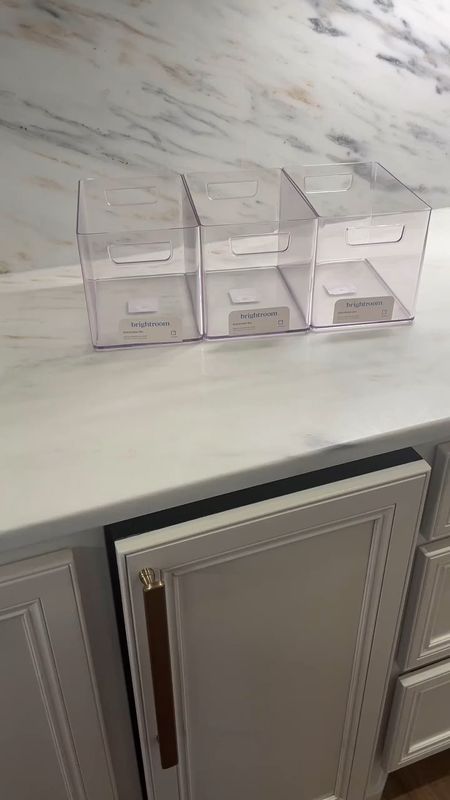New Product Alert 🚨 We recently used these bins for a newly built pantry space and they were PERFECT!• Easy to clean.• Clear so you can easily see what’s inside.• Perfect size for smaller areas.@brightroombytarget did a great job on these!

#LTKhome #LTKfamily #LTKkids