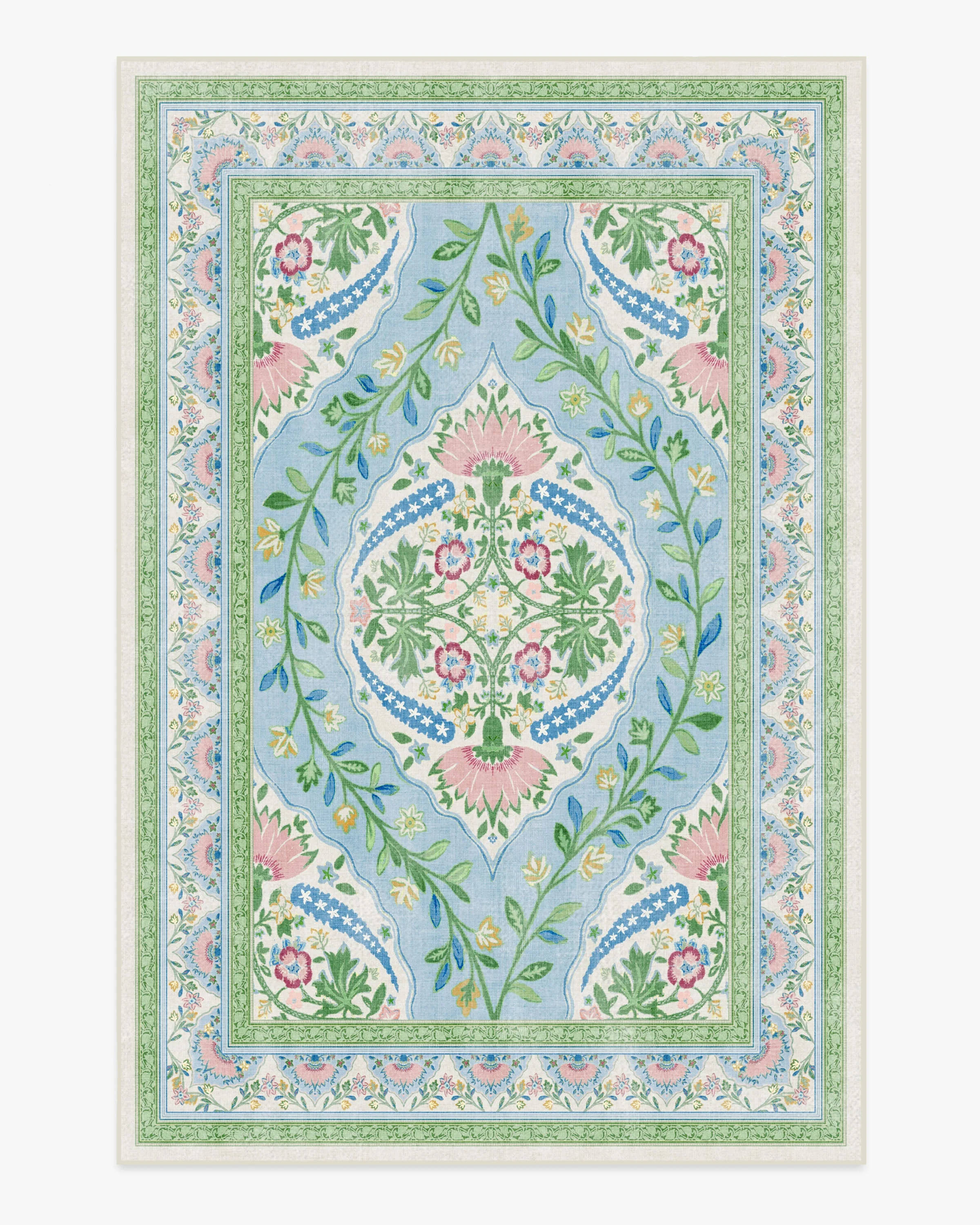 Skye Blue Multicolor Rug | Ruggable