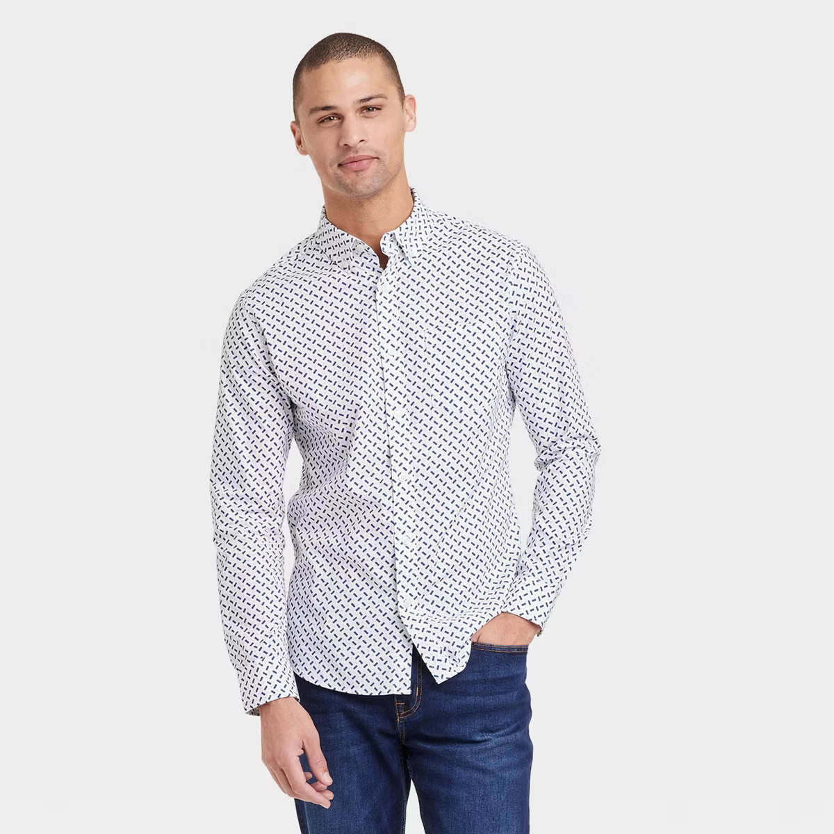 Men's Every Wear Long Sleeve Button-Down Shirt - Goodfellow & Co™ | Target