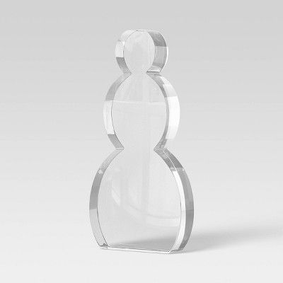 9.25" Acrylic Snowman Christmas Figurine - Wondershop™ | Target