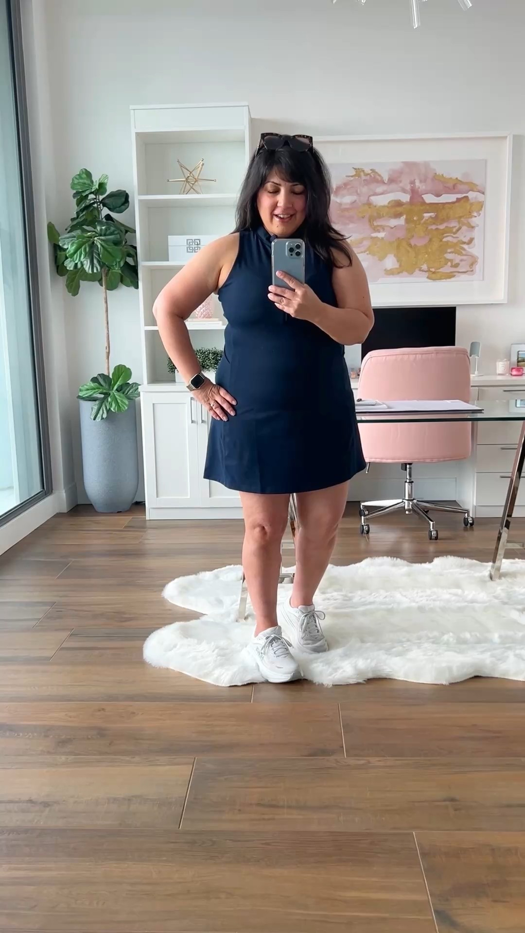 It’s the last weekend of the Nordstrom Anniversary Sale and before it ends, I had to share this cute little athletic dress with you. It’s made really well, the fit is great, it comes with shorts to wear underneath and it’s on sale for under $50! Available in 3 colors but I’ve been loving everything navy lately! Great for everyday wear, golf, tennis or pickleball. I’ll be wearing it on the golf course when I ride along with my husband on our next vacation! 

Zella dress size large. Hoka sneakers true to size. Lululemon no show socks. Miu Miu sunglasses. Kendra Scott necklace. 

#LTKActive #LTKSaleAlert #LTKFindsUnder50