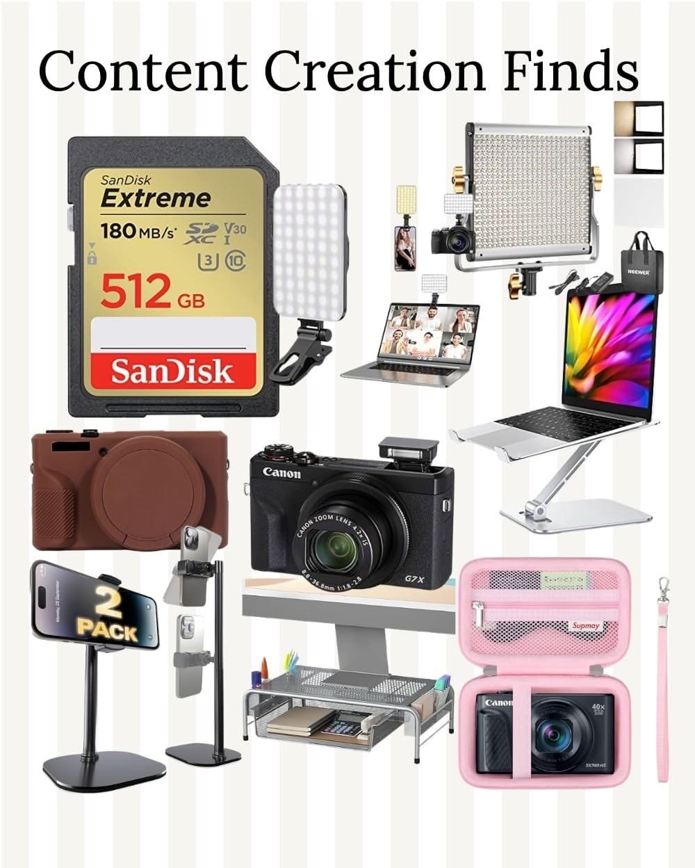🎥 My go-to content creation essentials! Shop lighting, filming accessories, audio gear, tripods, and creator tools to level up your content. ✨

#LTKcanada #LTKsale #LTKsummer