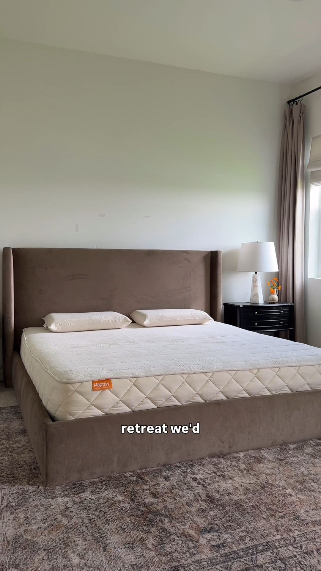 Part 2 of my Bedroom Confidence series. 🤎

When we decided to upgrade from a queen to a king, I knew I wanted the foundation of our bedroom to be just as intentional as the design. We chose a @Happsy medium-firm mattress made with certified organic cotton, wool, and latex, and I can’t wait to show you how this room comes together.

Come back for Part 3… this bedroom is finally starting to gain some confidence!!

#LTKHome