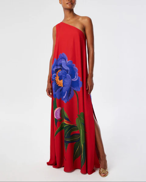Lani Crepe Dress in Floral | Over The Moon