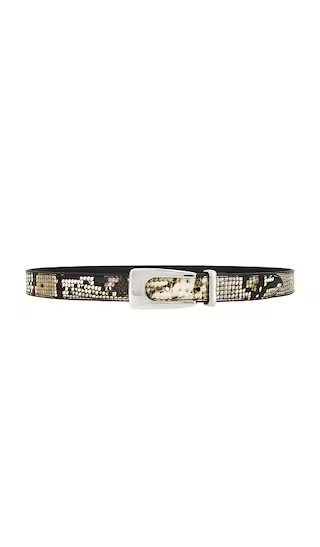 The Stassie Belt in Snake & Silver | Revolve Clothing (Global)