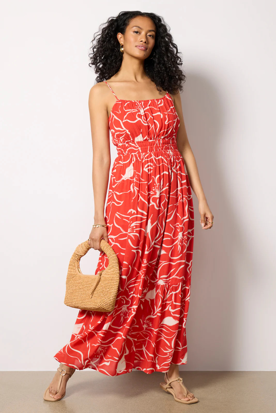 Toluca Cala Flora Midi Dress | Evereve