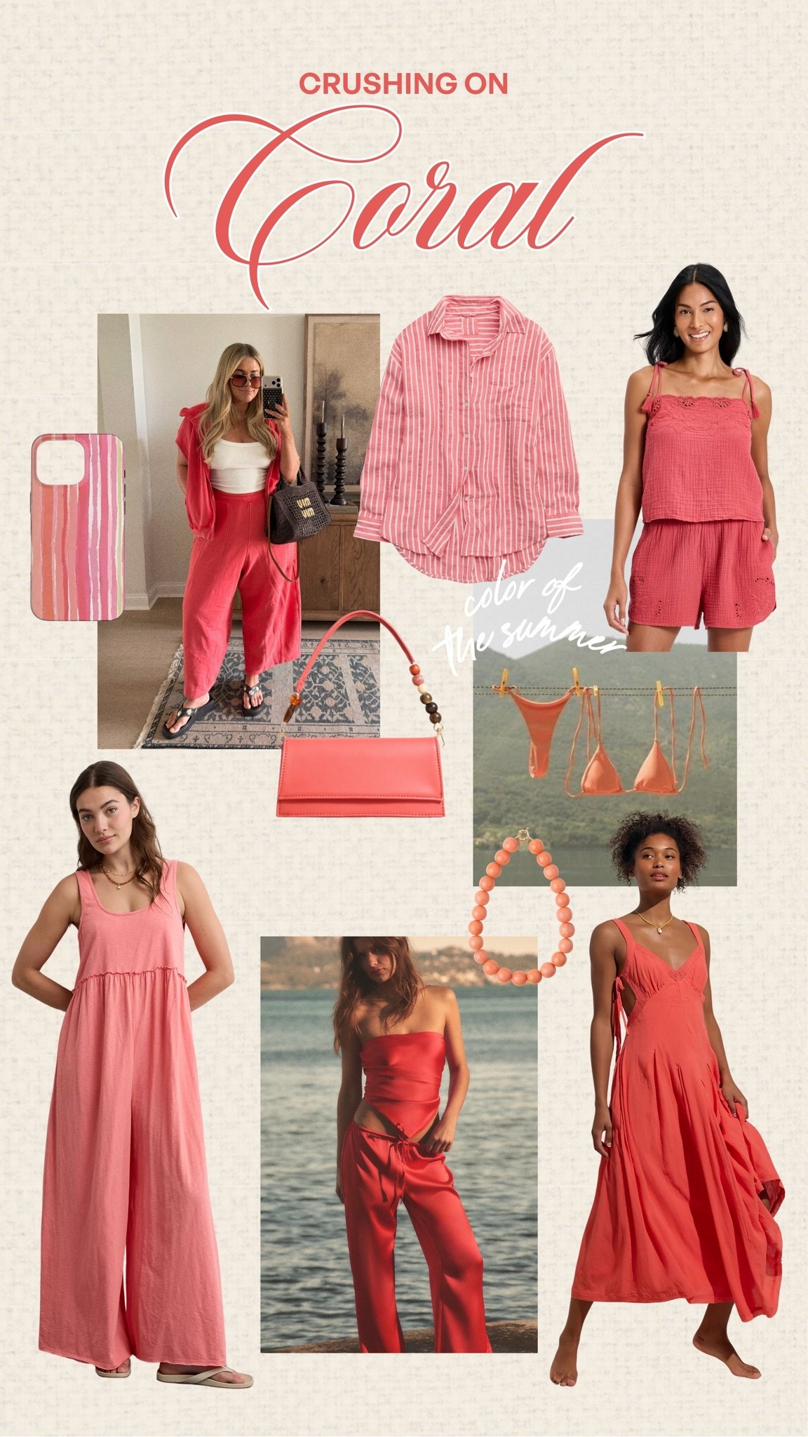 I’ve been loving a deep coral color this spring and summer!!!! 💕🦞

#LTKootd #LTKMidsize #LTKSaleAlert