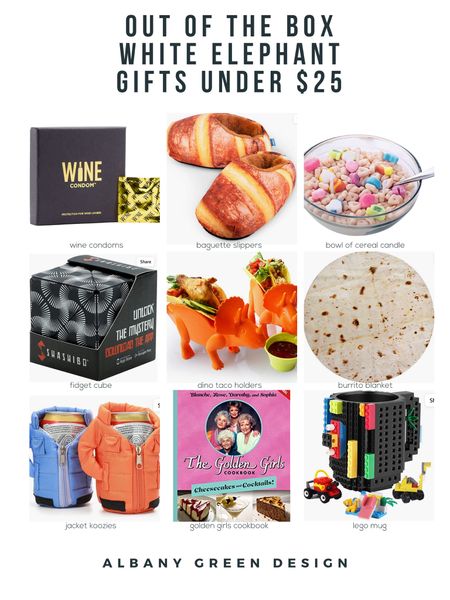 Unique white elephant gifts for everyone under $25 

#LTKHoliday #LTKGiftGuide #LTKunder50