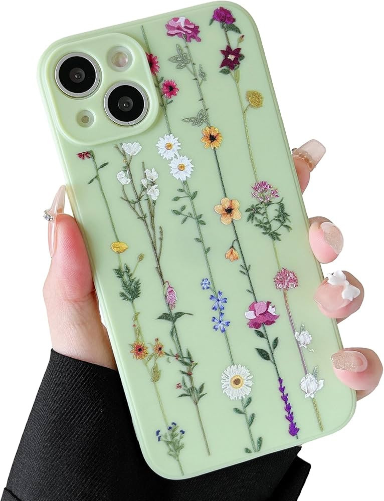 ZTOFERA Floral Case for iPhone 14 Plus,Clear Cute Flower Pattern Case for Girls Women,Flexible Si... | Amazon (US)