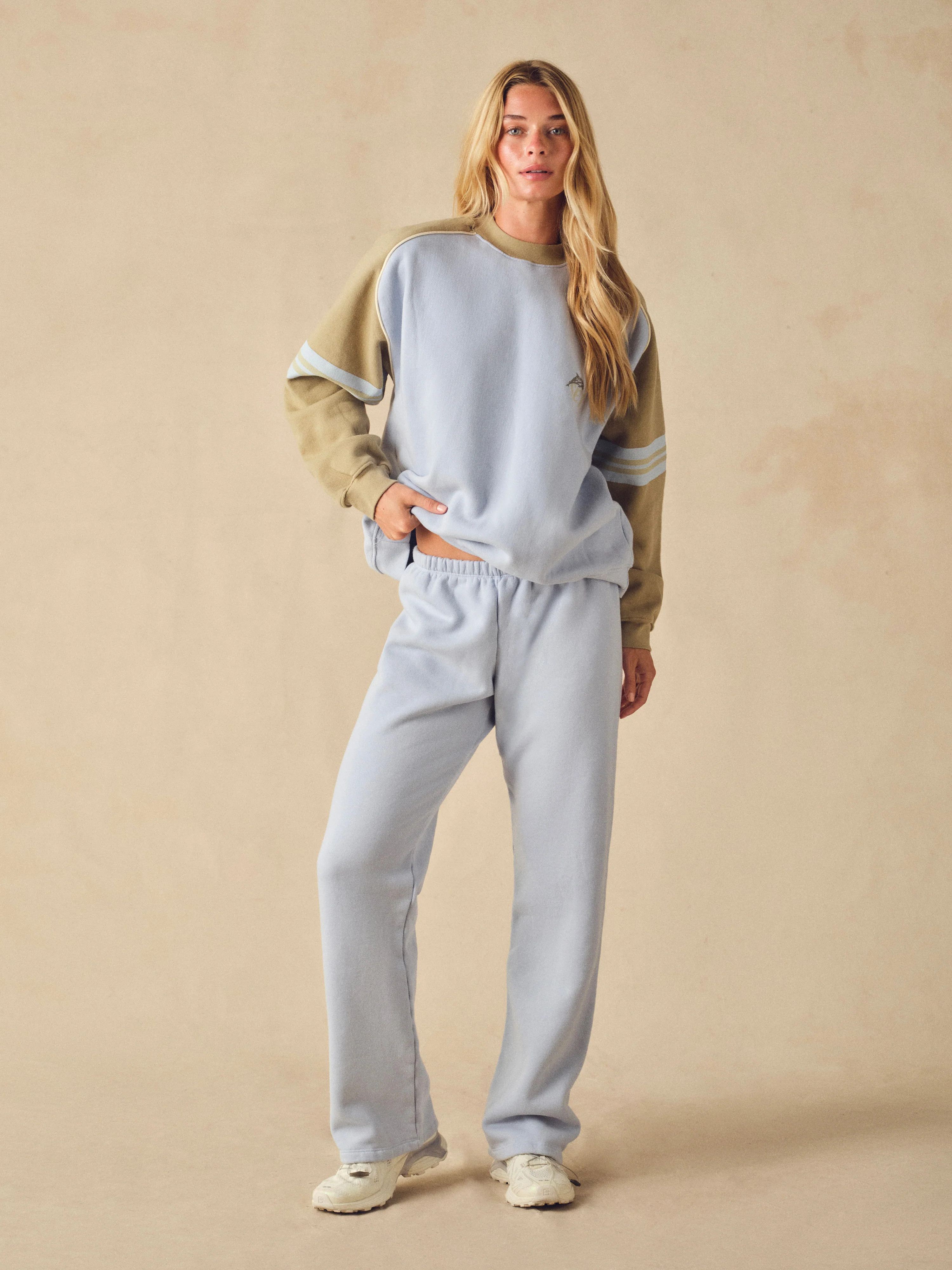 MIDWEIGHT SWEATS STAPLE STRAIGHT LEG SWEATPANTS - PALMETTO | SET Active