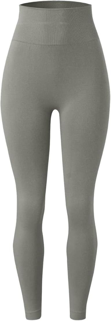 XIAOBU Workout Leggings Women's High Waist Butt-Lifting Stretch Slim Yoga Pants Solid Casual Spor... | Amazon (CA)
