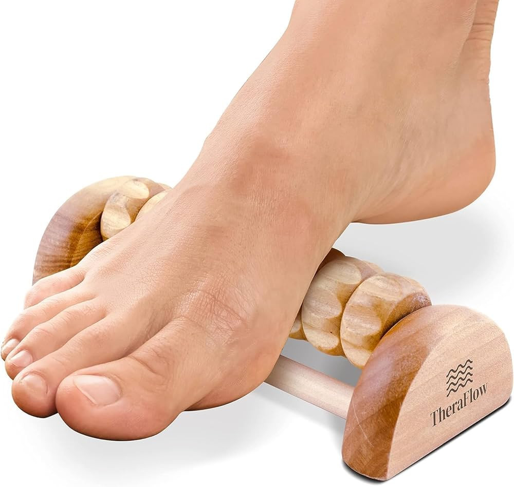TheraFlow Compact Foot Roller for Plantar Fasciitis Relief - Portable and Small Foot Massager for... | Amazon (US)