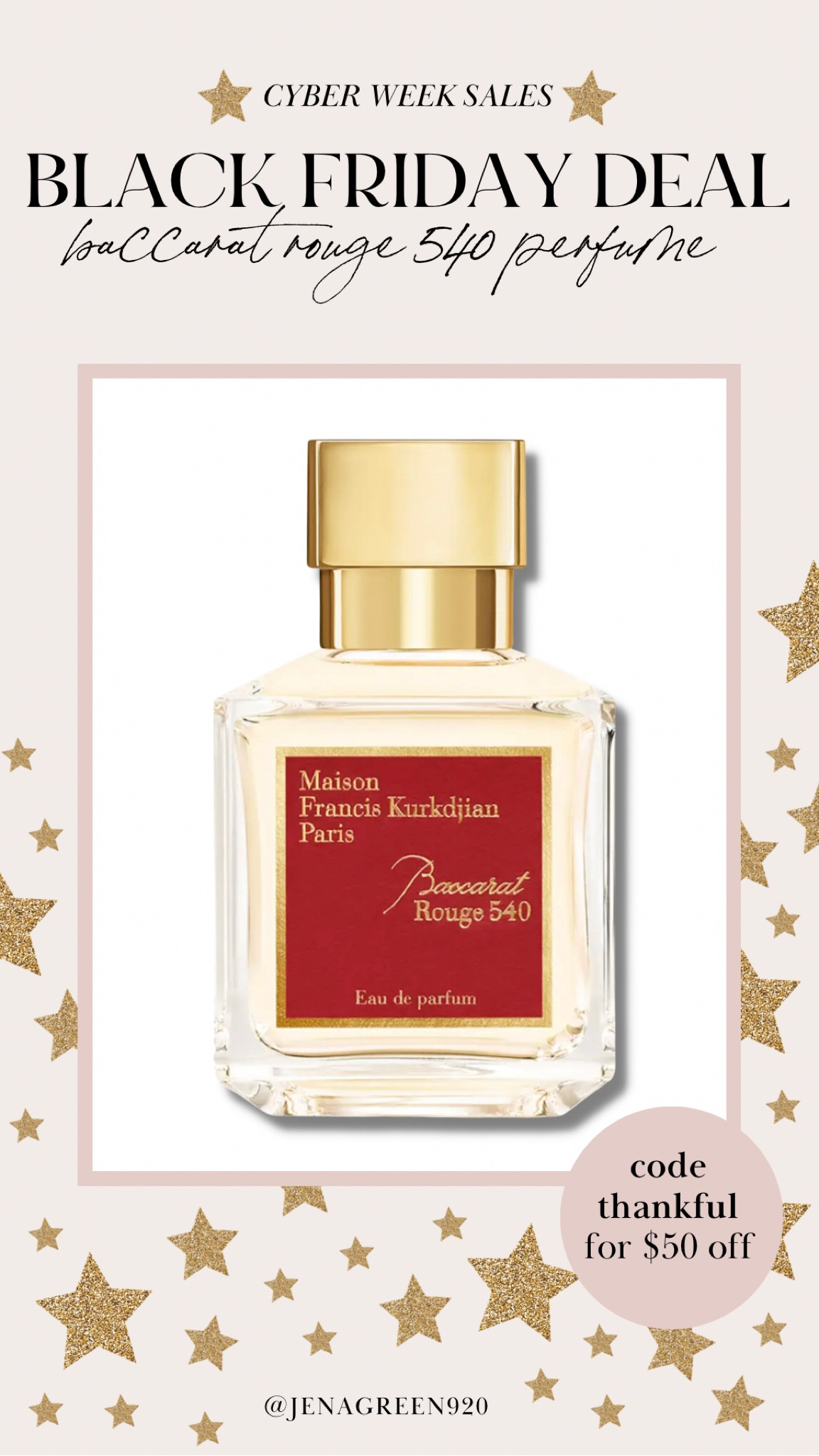 Baccarat Rouge 540 Eau de Parfum curated on LTK