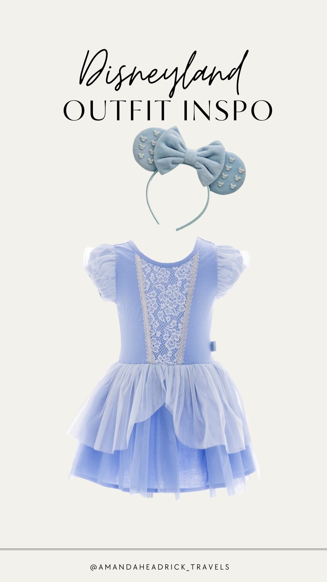 ✨ Bibbidi Bobbidi adorable! 👑 This toddler Cinderella dress + ears set is perfect for your little princess 💙 #DisneyStyle #ToddlerOOTD #LTKKids #LTKDisney