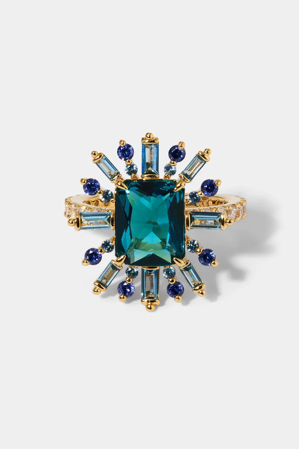 STELLAR MULTI STONE HALO RING | NADRI