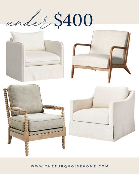 Accent chairs less than $400! Living room chairs, swivel chair, upholstered chair

#LTKFind #LTKhome