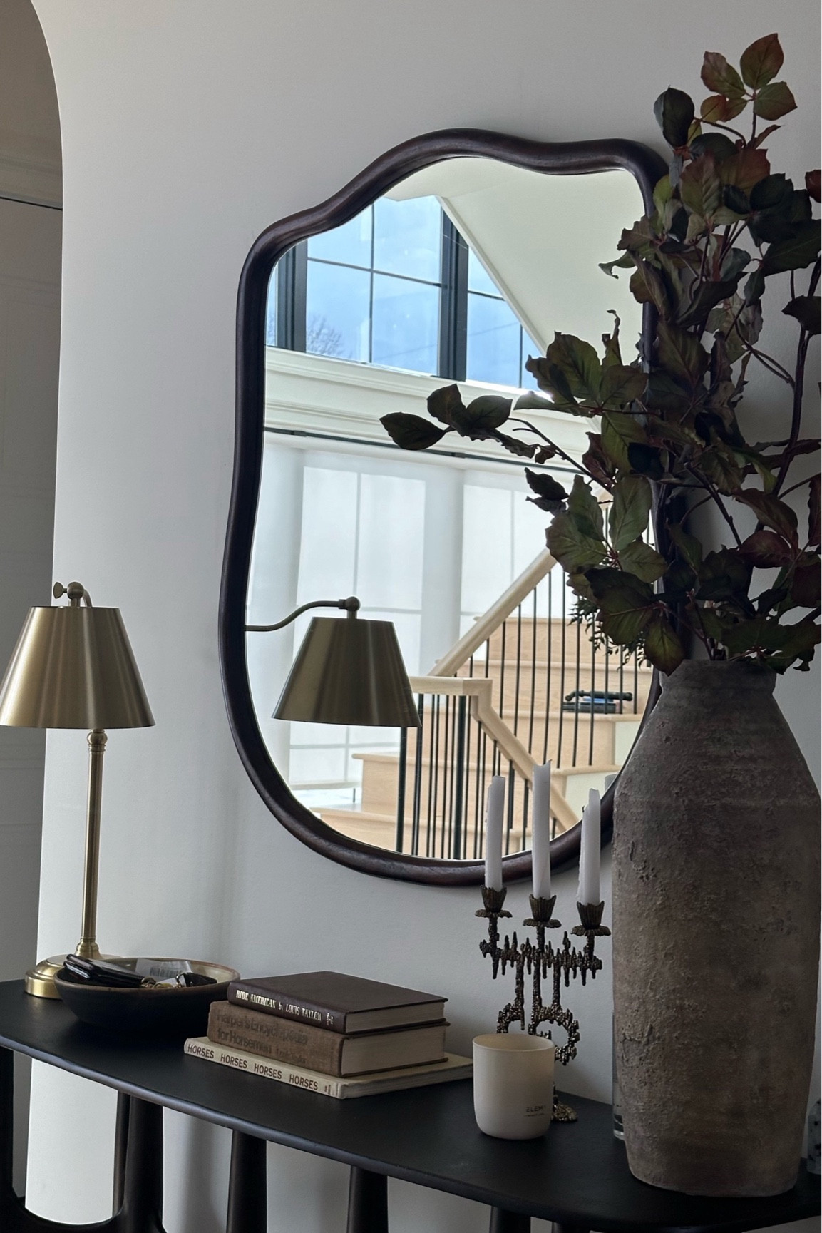 New entryway mirror we bought is currently 20% off. Such a stunning shape and the perfect size!

Home decor, home finds

#LTKsalealert #LTKhome