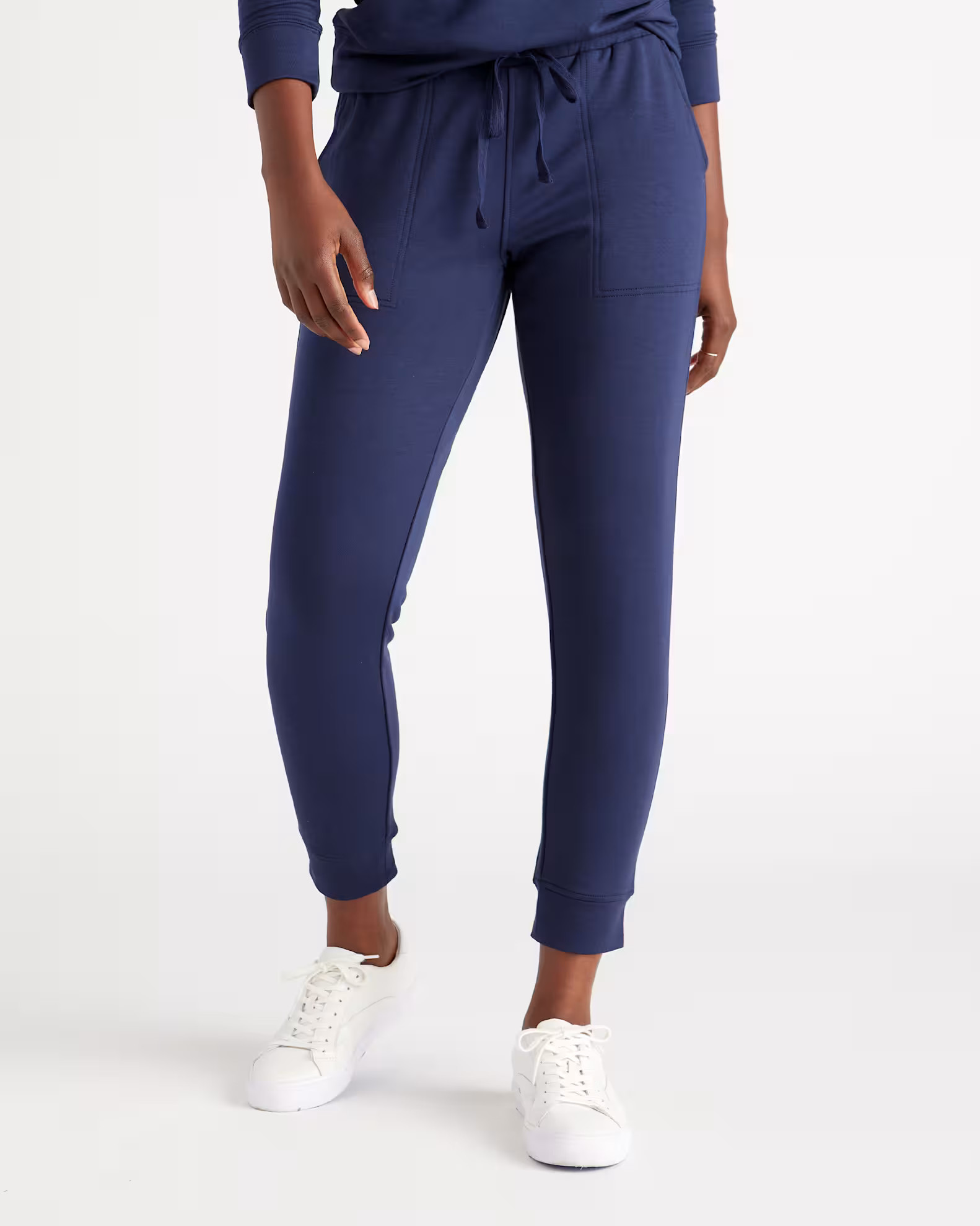 SuperSoft Fleece Joggers in Navy | Quince