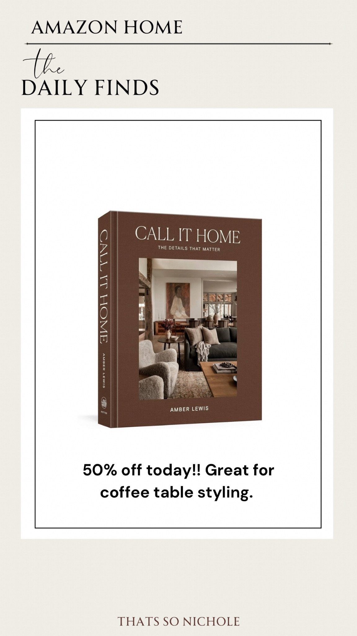 Coffee table styling book

#LTKSaleAlert #LTKHome #LTKStyleTip