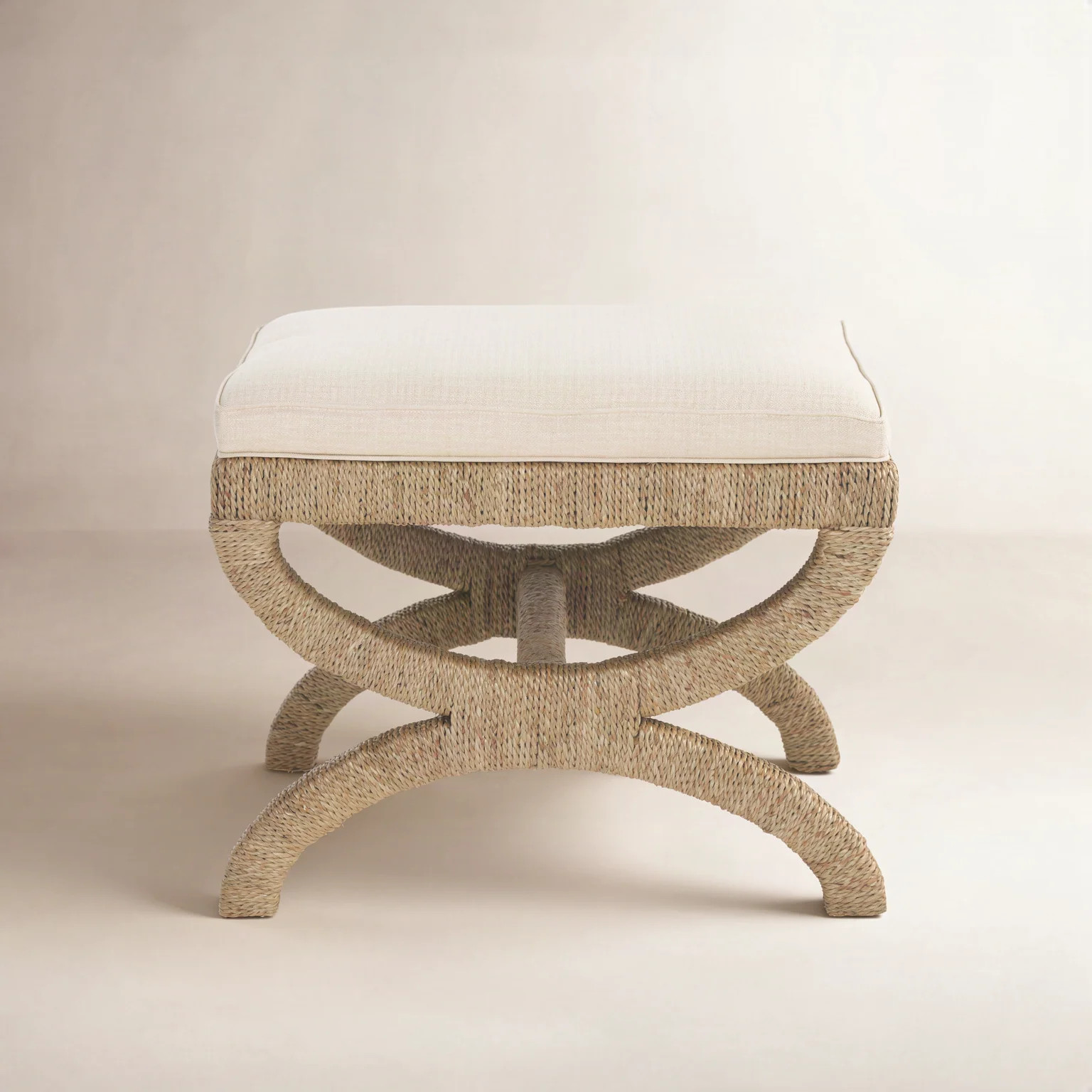 Seri Upholstered Ottoman | Birch Lane