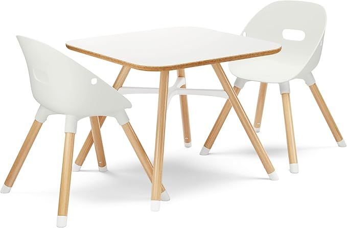 Lalo The Play Kit, Kids Table and Chairs Set with Sustainably Sourced Wood Kids Table & Set of 2 ... | Amazon (US)