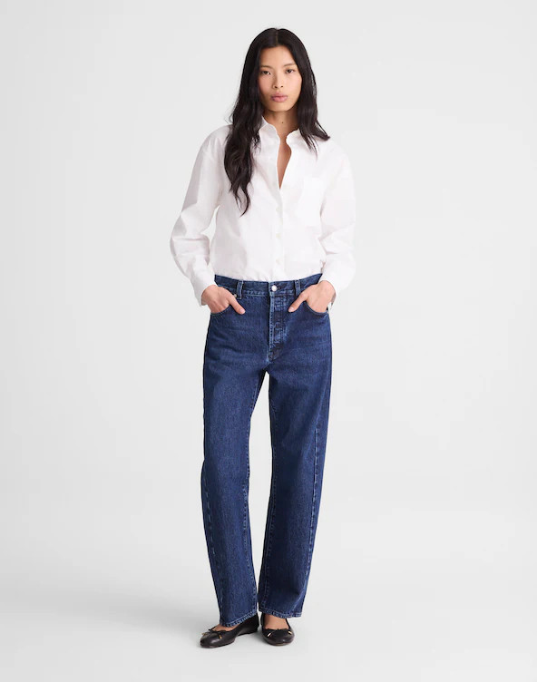 Tall Pieced Barrel-Leg Jeans | Madewell
