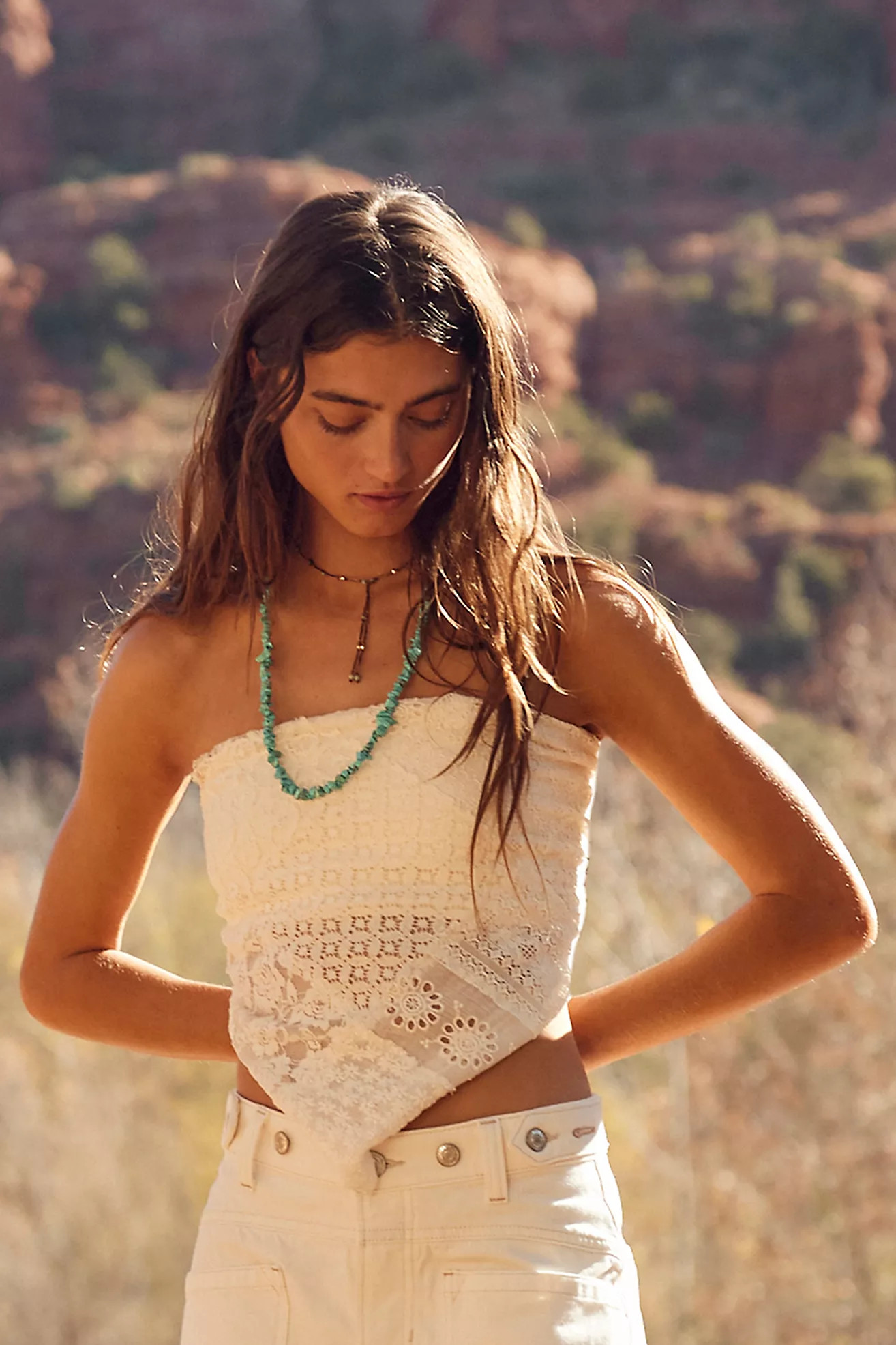 FP One Raya Lace Bandana Top | Free People (Global - UK&FR Excluded)