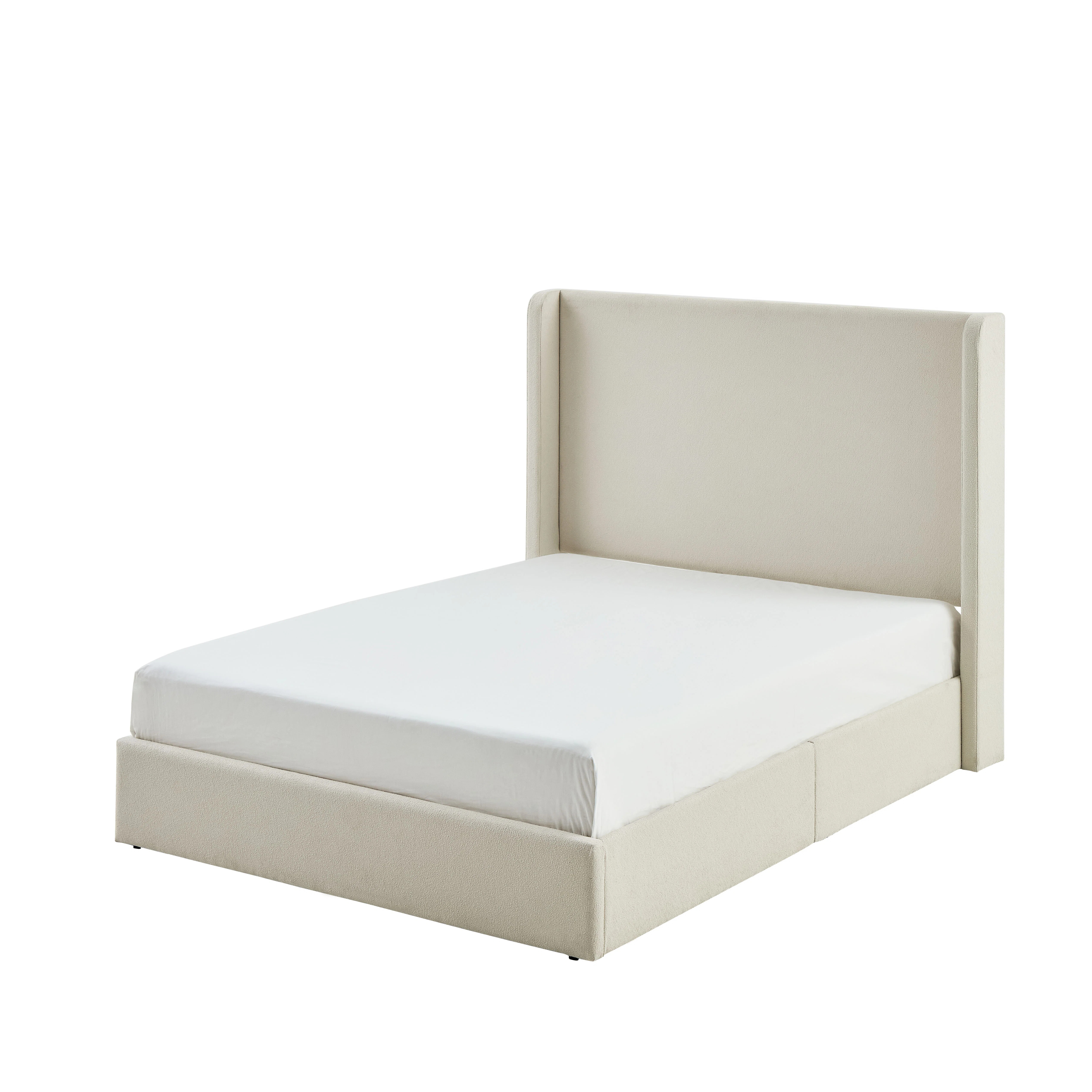 Carmen Upholstered Wingback Bed | Wayfair North America