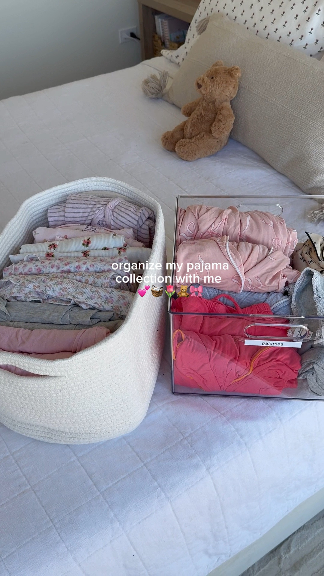 Pajama organization 
Closet storage 
Cleaning
Bedroom decor
Closet decor 
Spring cleaning 
Spring style
Girly outfits 

#LTKFindsUnder50 #LTKStyleTip #LTKHome