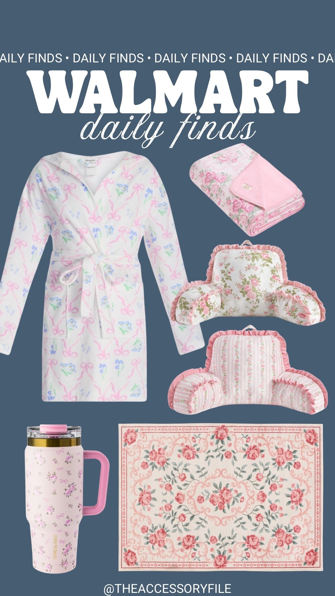 Love Shack Fancy vibes at Walmart prices

Area rug, pillow, robe, tumbler, Walmart finds, Walmart fashion

#LTKootd #LTKHome