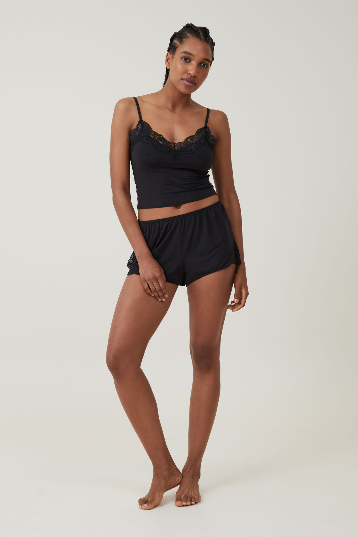 Soft Lounge Lace Trim Short | Cotton On (US)