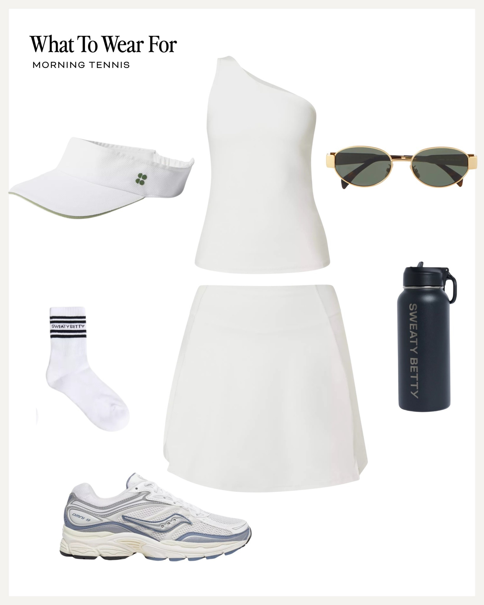 Tennis outfit 🎾 

Sweaty better / gym wear / court sport outfit / white mini tennis skirt 

#LTKuk #LTKfitness #LTKsummer