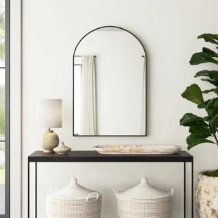 Everly Quinn Lilaram Wall Mounted Arch Bathroom / Vanity Mirror | Wayfair | Wayfair North America